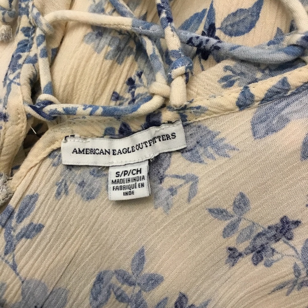 American Eagle Outfitters Floral Jumpsuit Sleeveless Size S - Picture 9 of 16